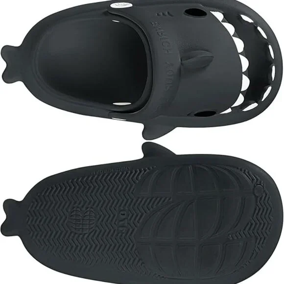 Size12-13 LittKids Shark Slides Boys Girls Toddlers Cloud Slides Cute Cartoon - Picture 5 of 9